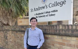 Nathan Sewart at St Andrew's college